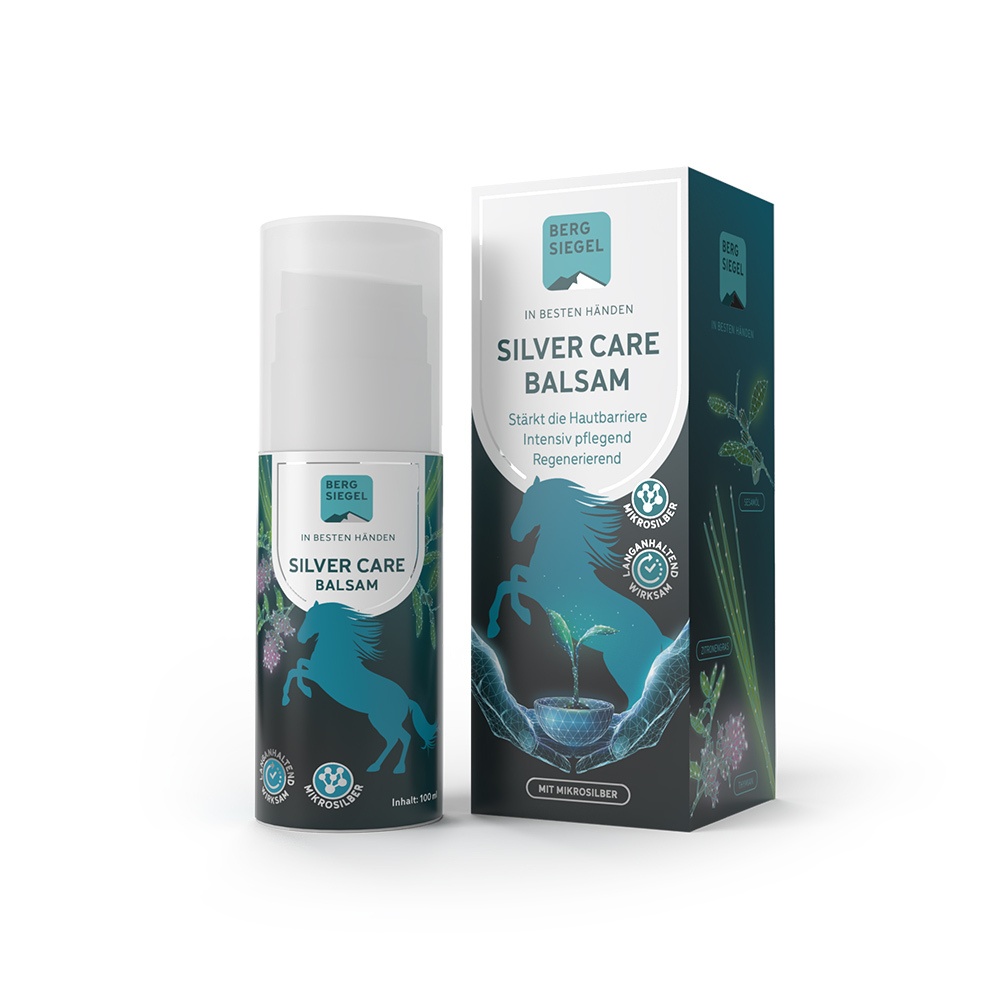 Silver Care Balsam Umverpackung und Flasche Silver Care Balsam Umverpackung und Flasche
