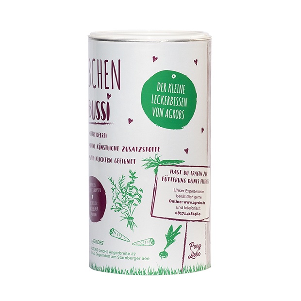Agrobs Wölbchen Bussi 750g Dose hinten Agrobs Wölbchen Bussi 750g Dose hinten